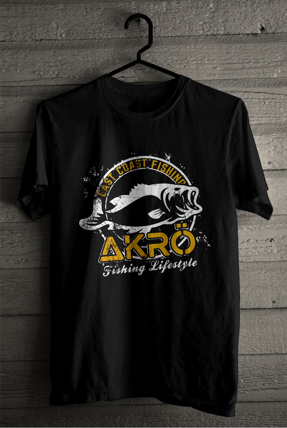 Design de T-shirt par SATHIRA pour akro fishing apparel | Design #27209471
