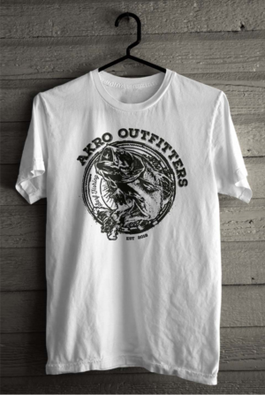 T-shirt Design by SATHIRA for akro fishing apparel | Design: #27211703