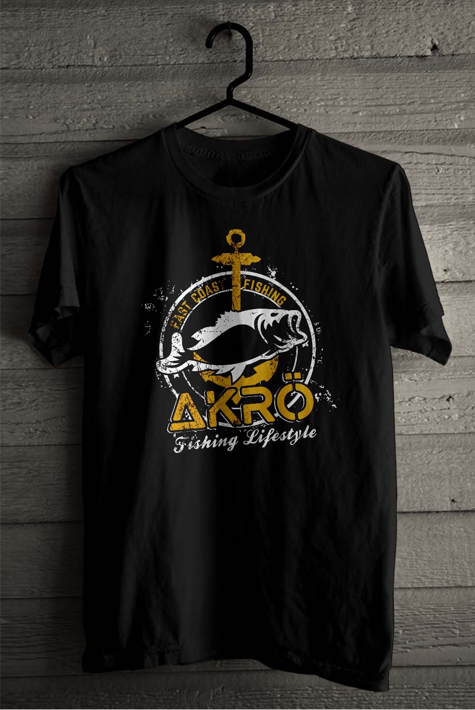 Design de T-shirt par SATHIRA pour akro fishing apparel | Design #27211761