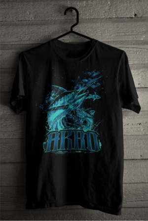 T-shirt Design by SATHIRA for akro fishing apparel | Design: #27246278