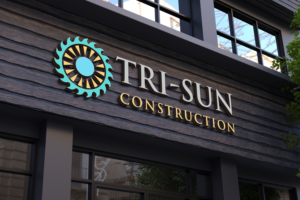 Tri-Sun Construction | Logo Design by rimu