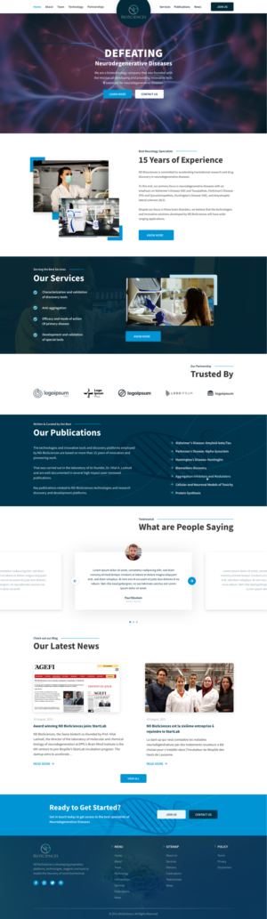 Web Design by Creative Air for this project | Design #27189850