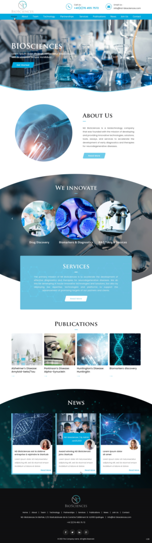 Web Design by pb for this project | Design: #27188447