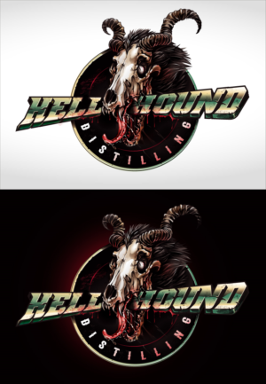 Hellhound Distilling | Logo Design by Suprakash 3