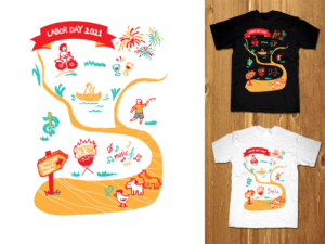 Diseño de Camiseta por MNM para este proyecto | Diseño #27201668