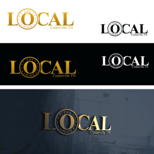 the LOCAL place Centerville TN  sips sweets & good eats | Logo Design by emptyboxgraphics