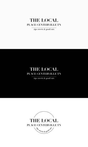 the LOCAL place Centerville TN  sips sweets & good eats | Logo Design by Omee