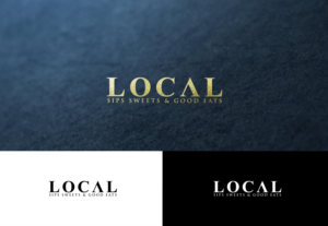 the LOCAL place Centerville TN  sips sweets & good eats | Logo Design by DubaiArts