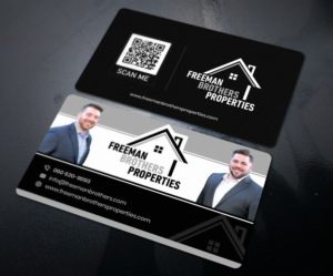 Freeman Brothers Properties business card | Diseño de Tarjeta de Presentación por Sandaruwan