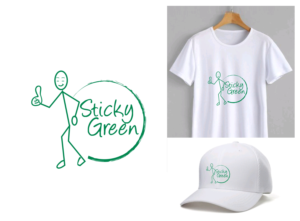 T-Shirt-Design von Falguni für Sticky Green | Design: #27230699