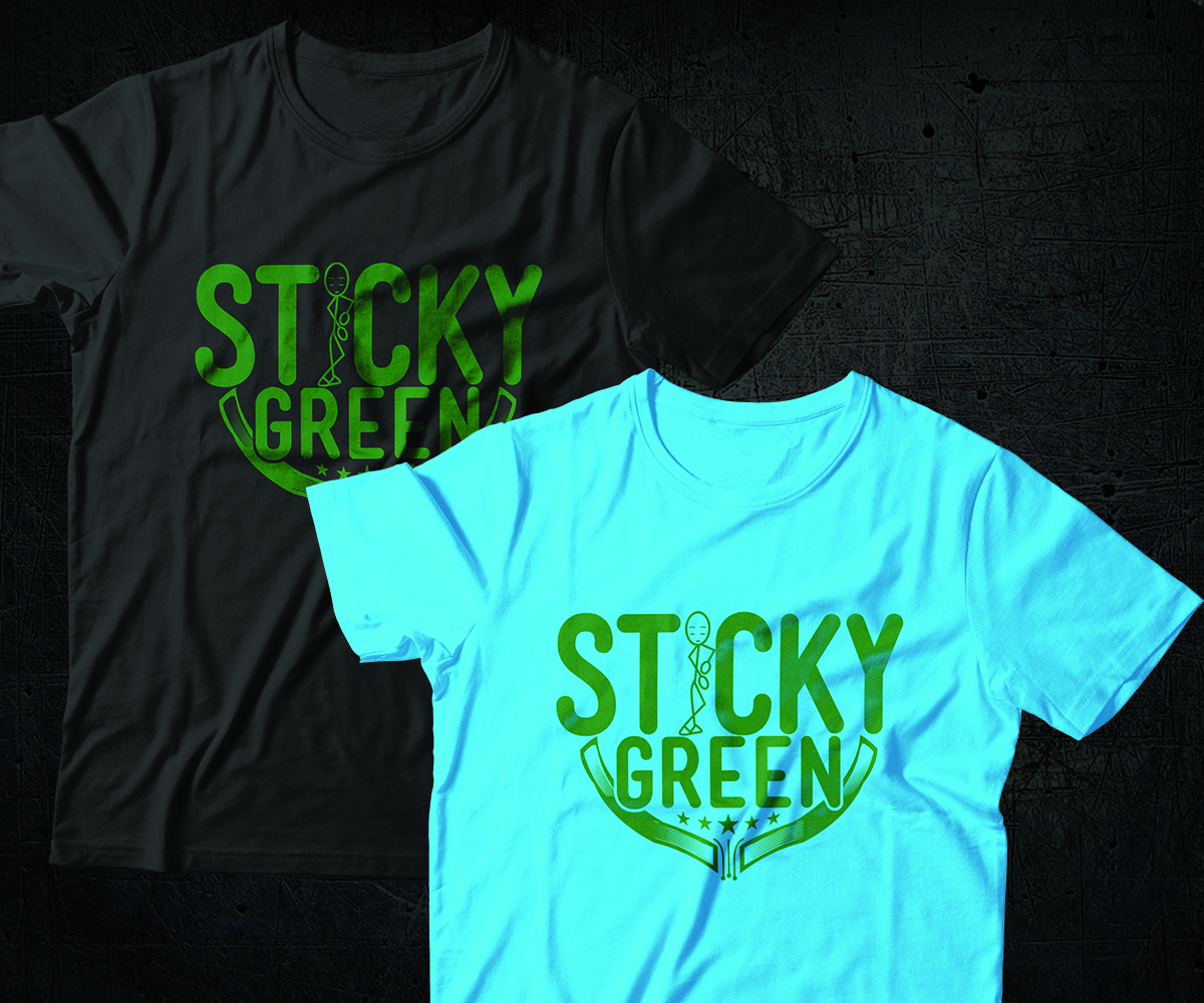 T-shirt Design by Milton Bhowmik for Sticky Green | Design #27234133