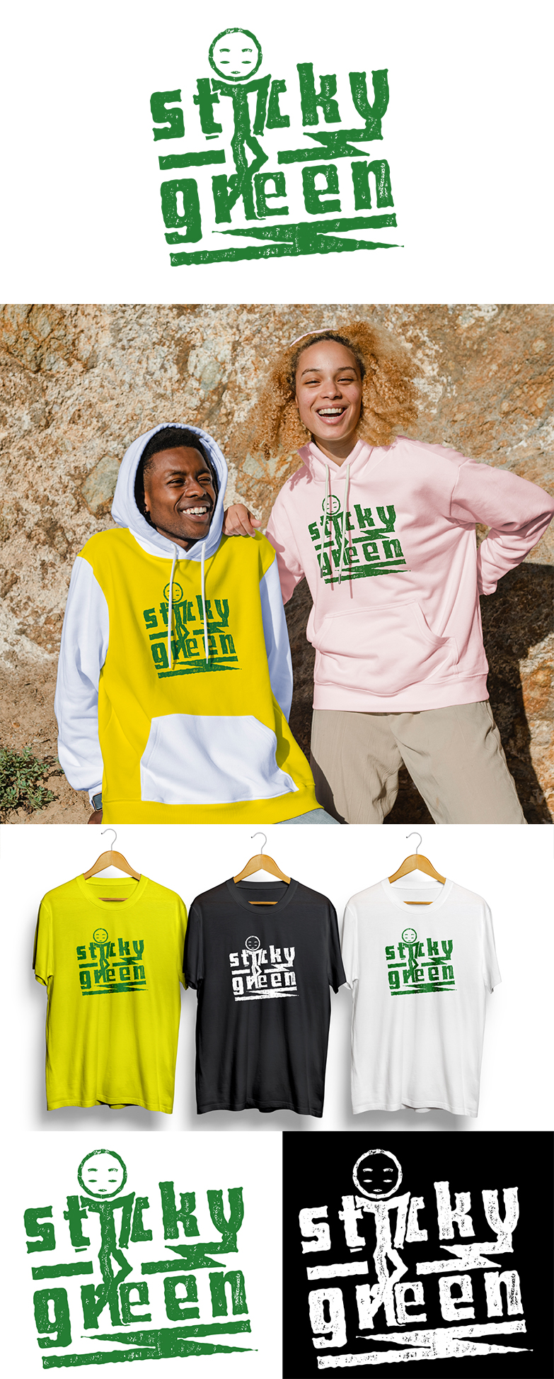 T-shirt Design by mekhfioui for Sticky Green | Design #27224185