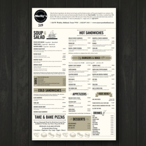 Menu Design by Artandstuffbyshree
