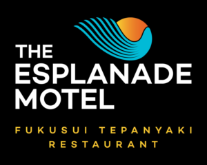 The Esplanade Motel and below Fukusui Tepanyaki Restaurant | Design de Logo par DesignDUO