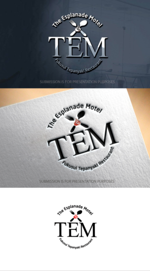 The Esplanade Motel and below Fukusui Tepanyaki Restaurant | Logo Design by graphicevolution
