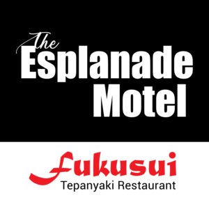 The Esplanade Motel and below Fukusui Tepanyaki Restaurant | Design de Logo par geni