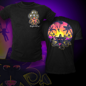 Beach clean design with a cartoon/caricature feel | T-shirt Design by EzaiLX