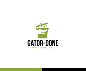 Gator-Done Junk Removal  | Logo Design by ecorokerz