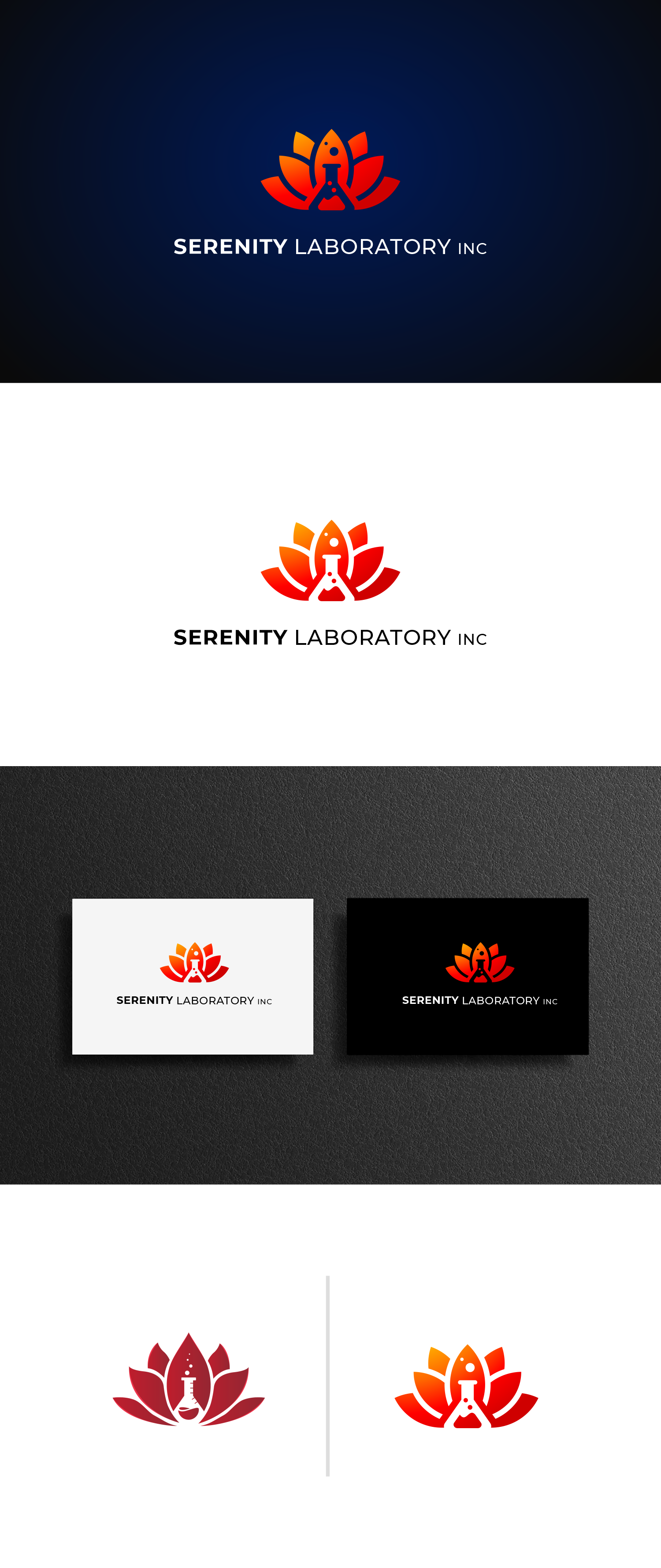 Logo Design by Omee for Serenity Laboratories  | Design #27217529