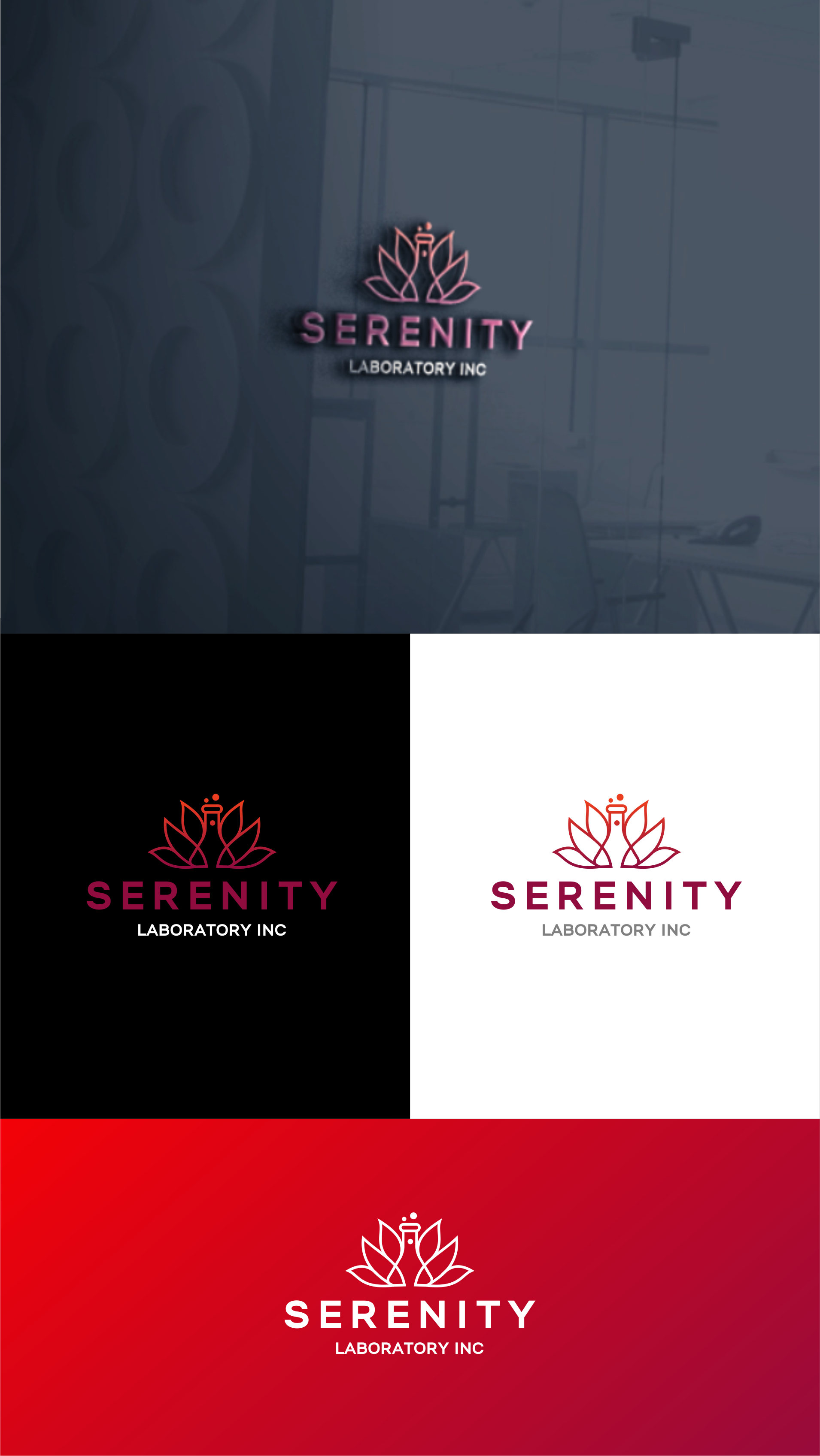 Logo Design by *mary for Serenity Laboratories  | Design #27199667