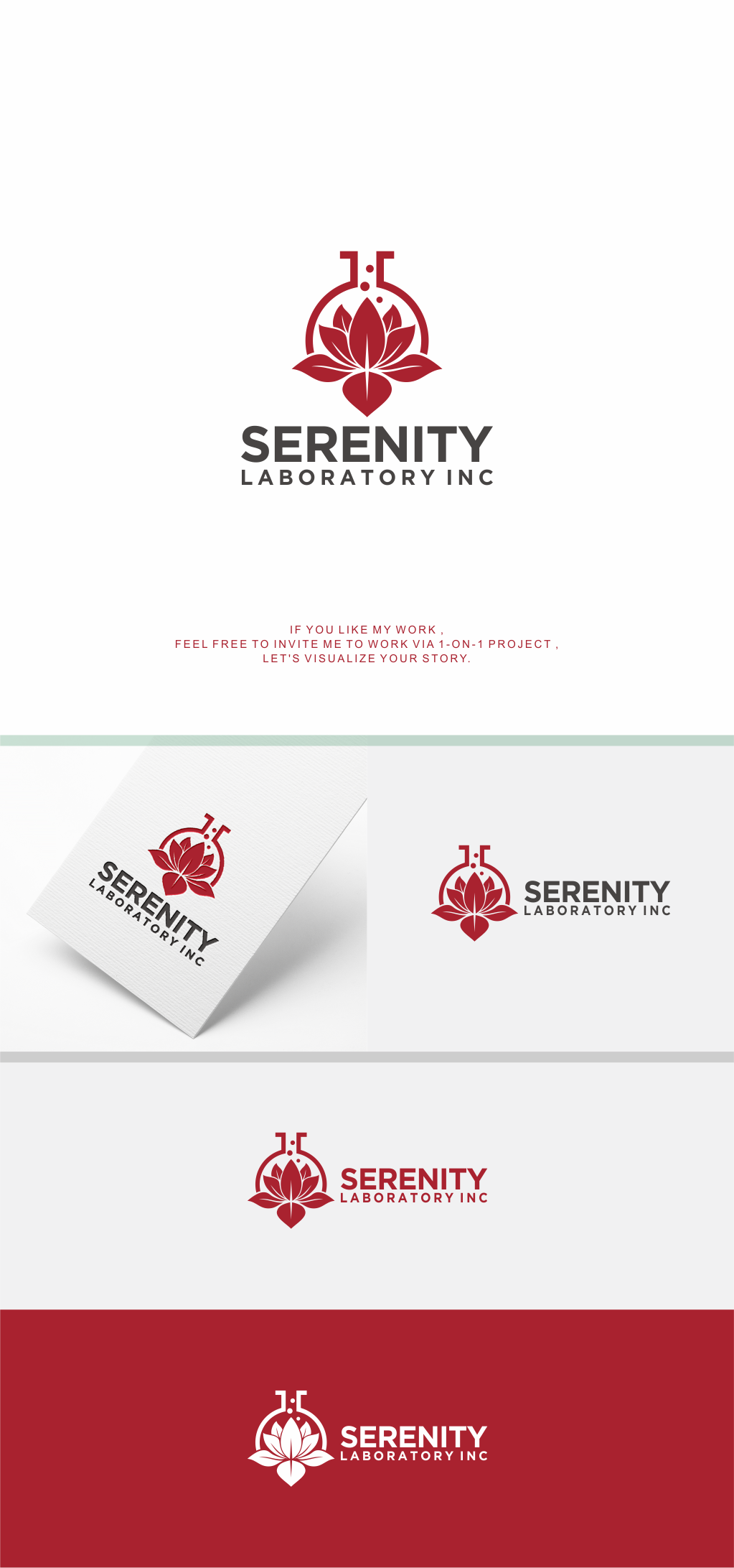 Logo Design by MASH Std for Serenity Laboratories  | Design #27192000