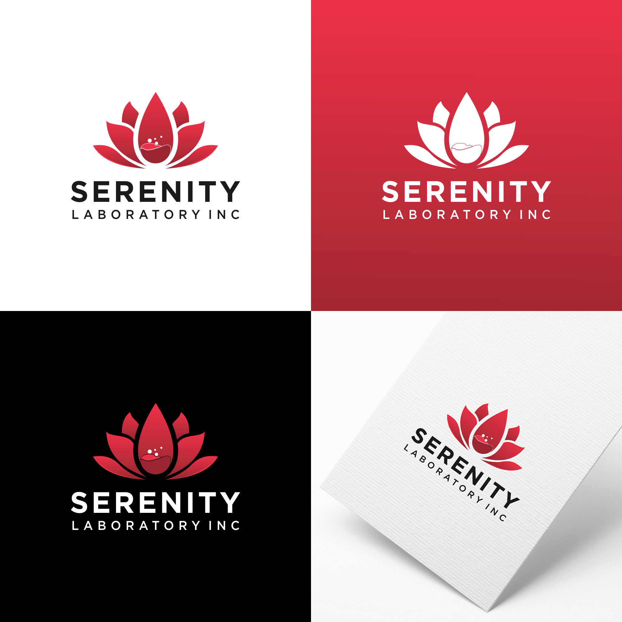 Logo Design by mOuntase for Serenity Laboratories  | Design #27193276
