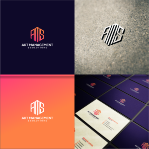 AKT Management & Solutions. My business name is long, I would like the initials AMS to stand out.  I don't have any colors in mind. I like bold colors. | Logo Design by Shankarsa