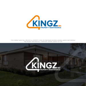 4KINGZ LTD PROPERTY MAINTENANCE | Logo Design by 4tech services