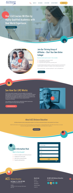 Lead Generating Website Design | Diseño Web por Ved Web Services