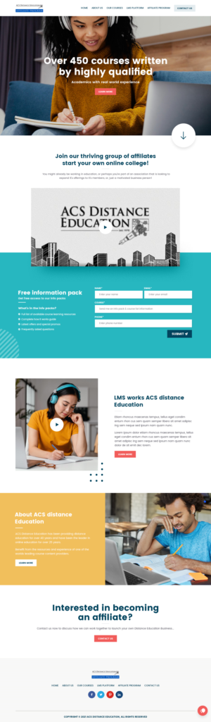 Lead Generating Website Design | Diseño Web por nzdesigners
