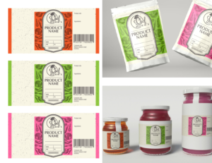 Label Design by Luis Arriola for Chef Norm's | Design: #27225000