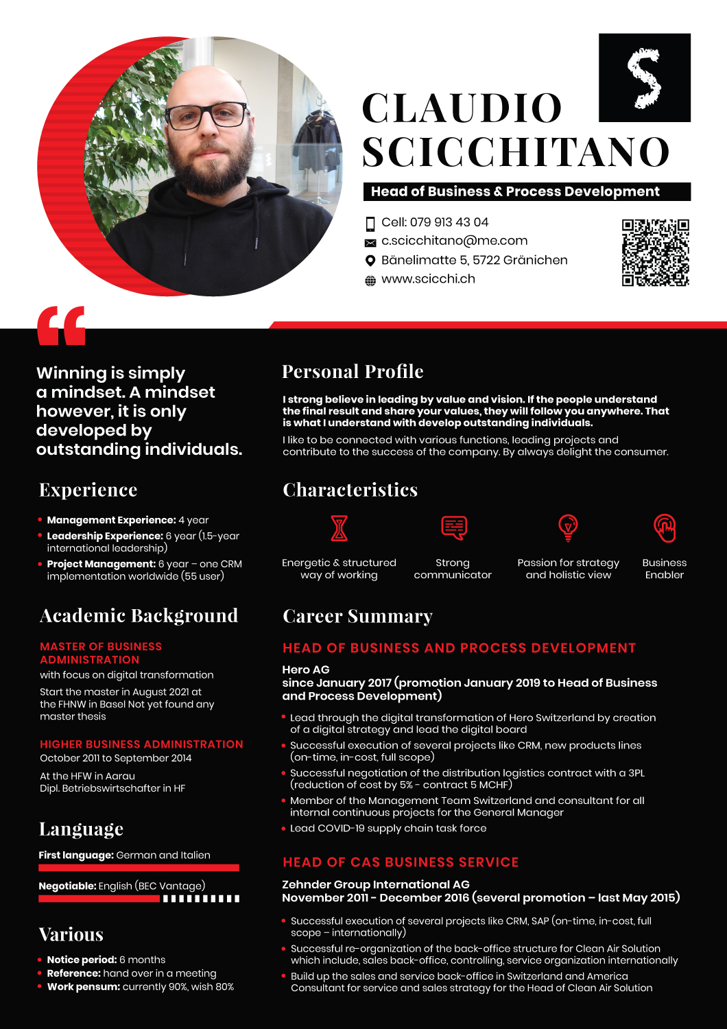 Design de CV par JK18 pour ce projet | Design #27195959