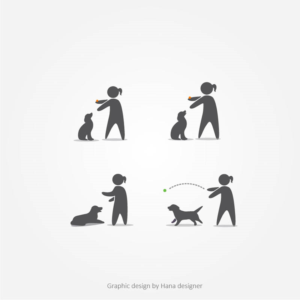 Figur-Design von Hana für Kathy Santo Dog Training | Design: #27196733