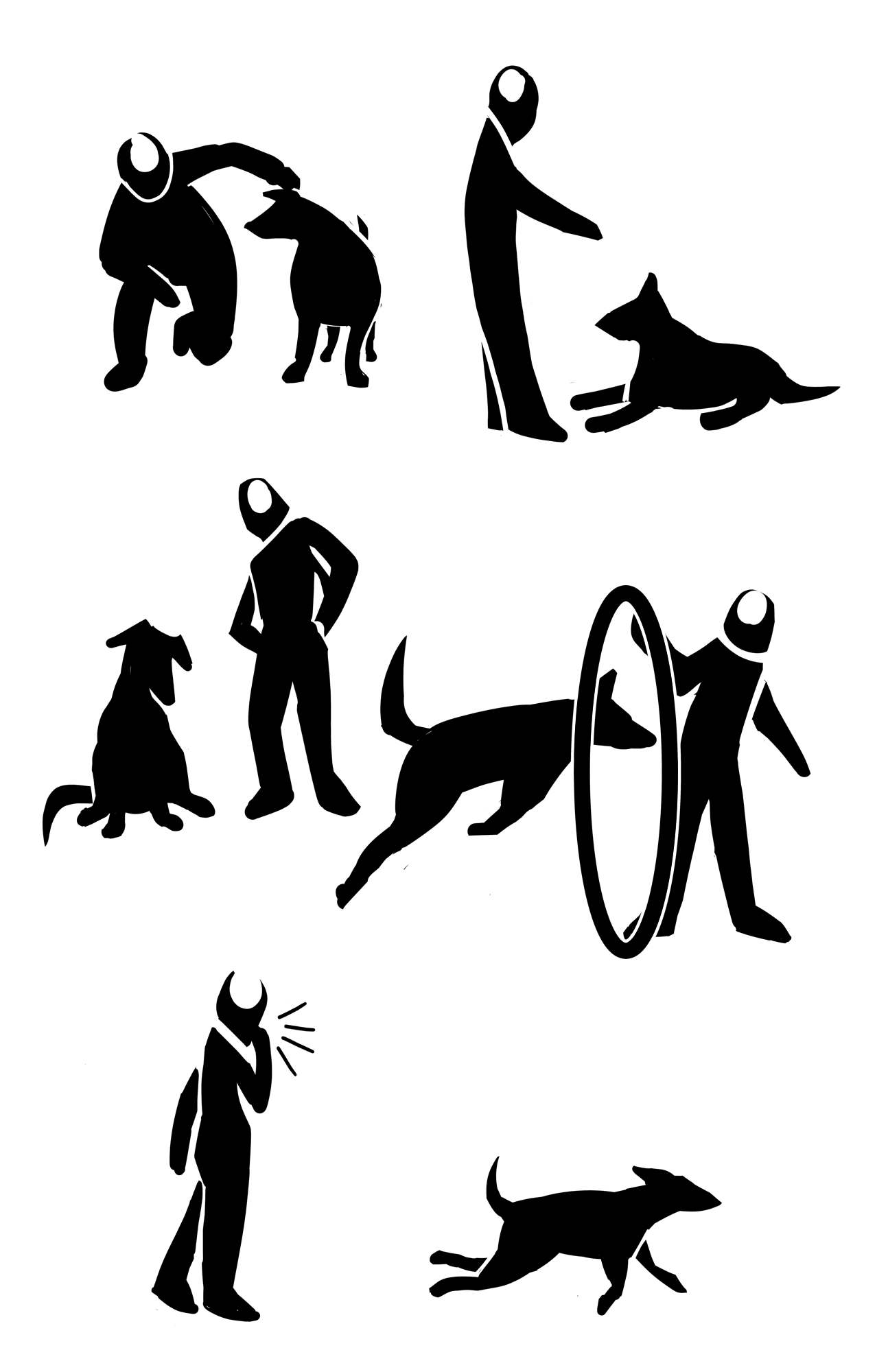 Character Design by Yore Artist for Kathy Santo Dog Training | Design #27220864