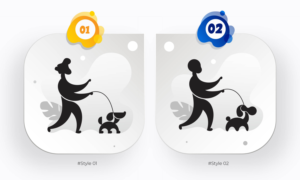 Figur-Design von The Logozty für Kathy Santo Dog Training | Design #27206821