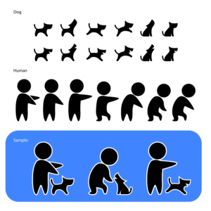 Figur-Design von happybellmk für Kathy Santo Dog Training | Design #27221525