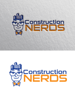 Construction Nerds | Logo Design by blue eye