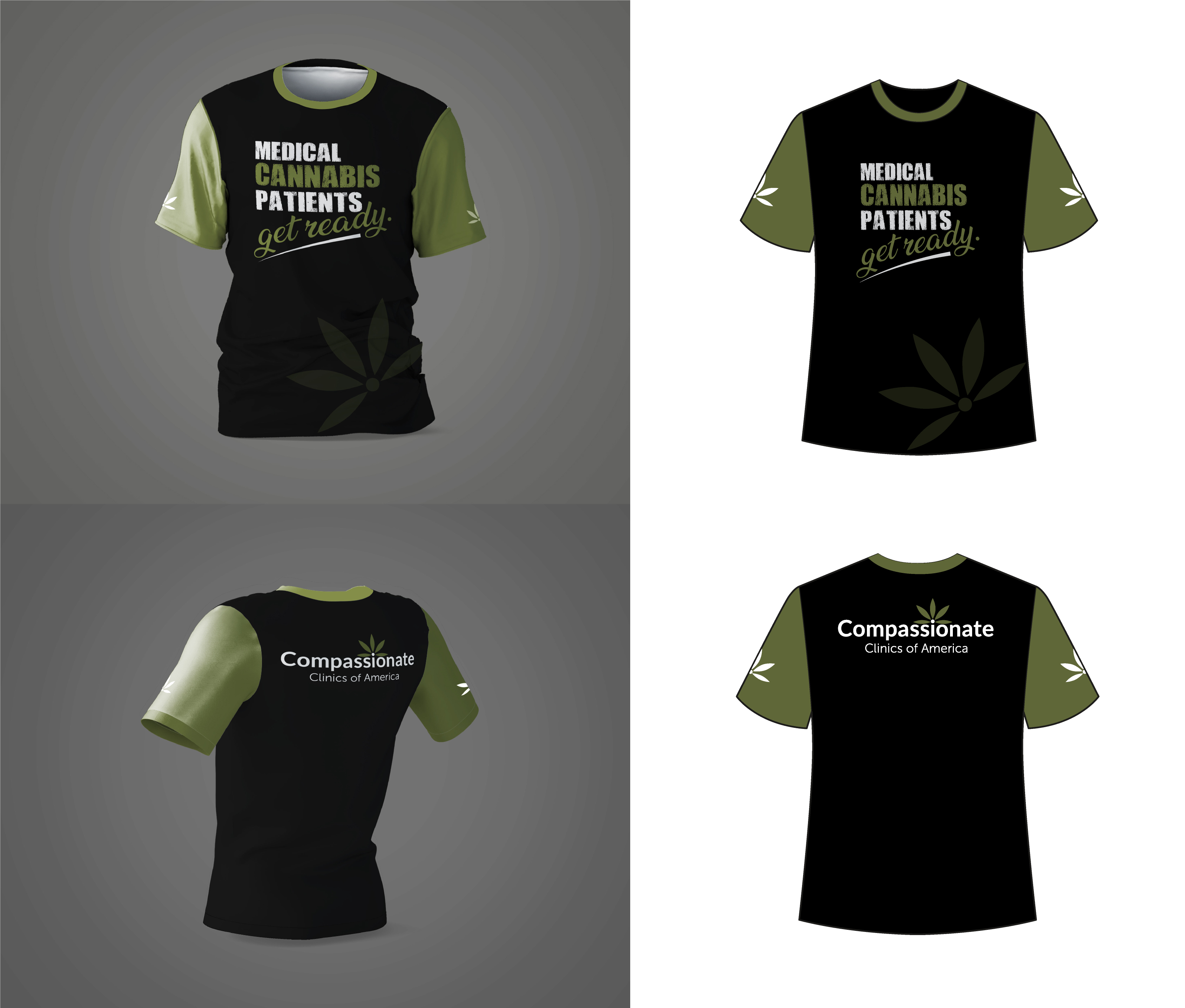 T-shirt Design by Impressive Sol for Compassionate Clinics of America | Design #27200809