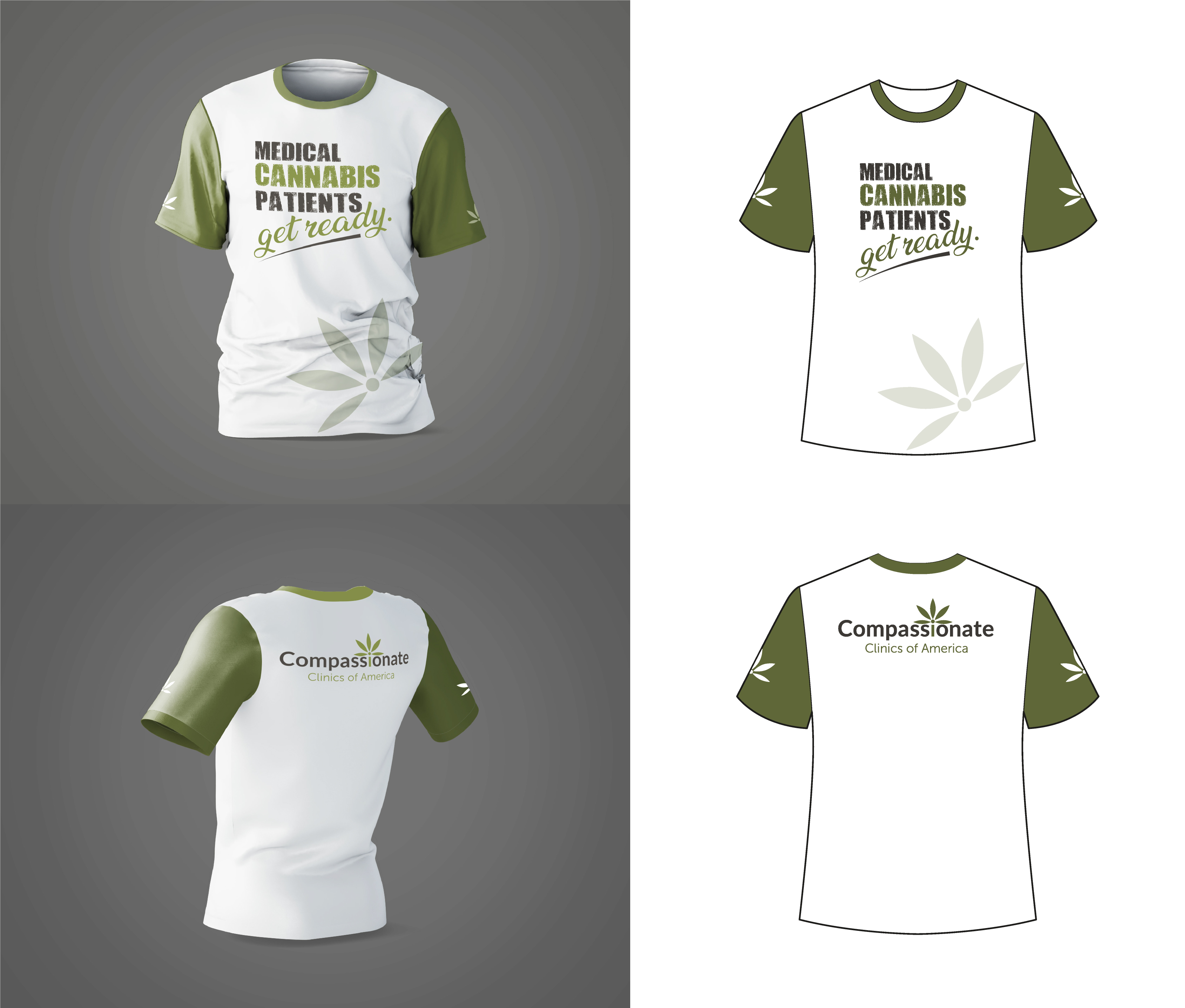 T-shirt Design by Impressive Solutions for Compassionate Clinics of America | Design #27200810