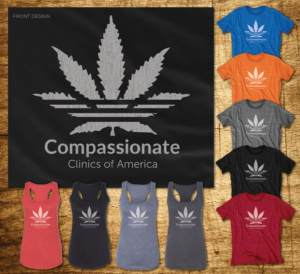Monthly Limited Edition Medical Cannabis T-shirts | T-shirt Design by CoffeeBreak88