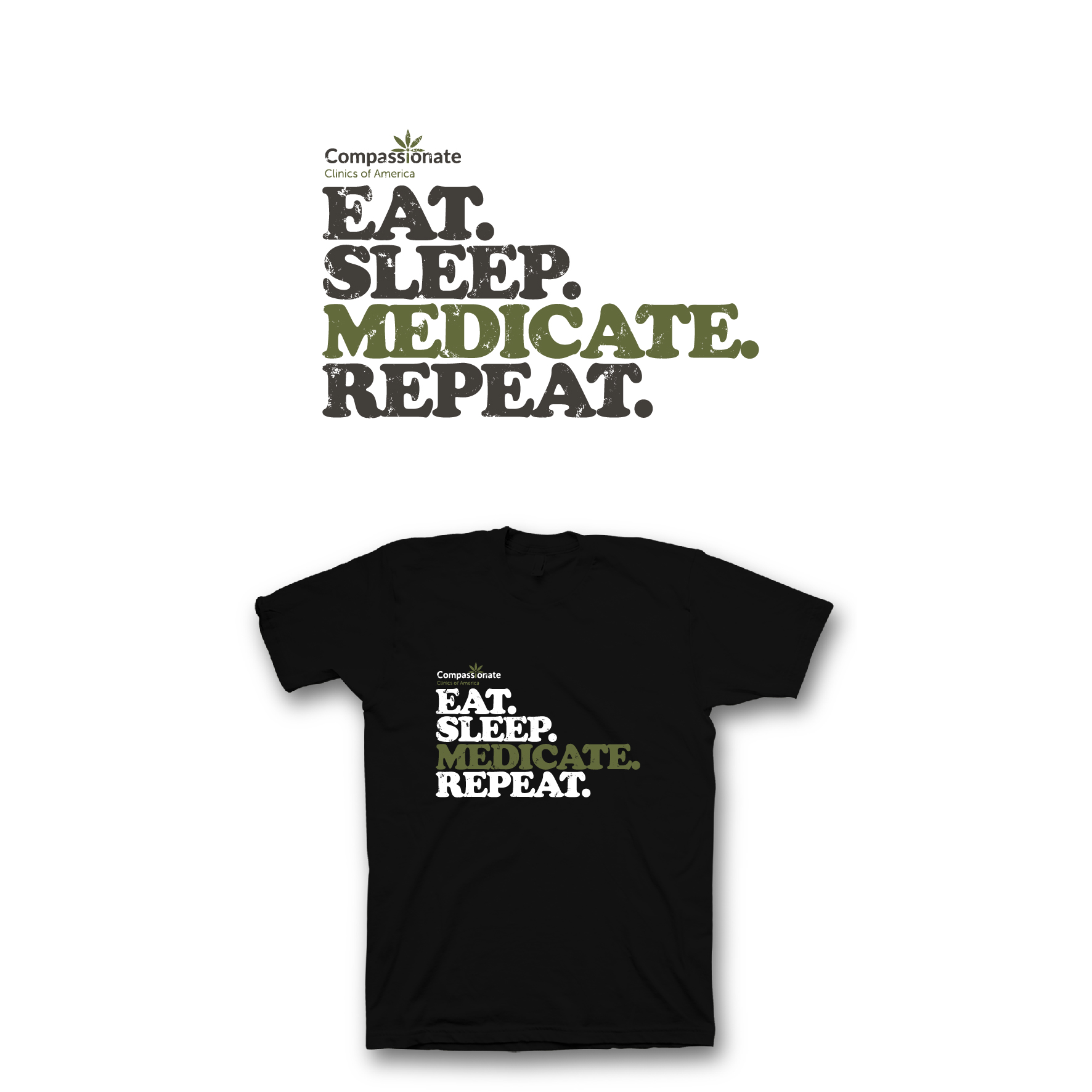T-shirt Design by saka.aleksandar for Compassionate Clinics of America | Design #27203795