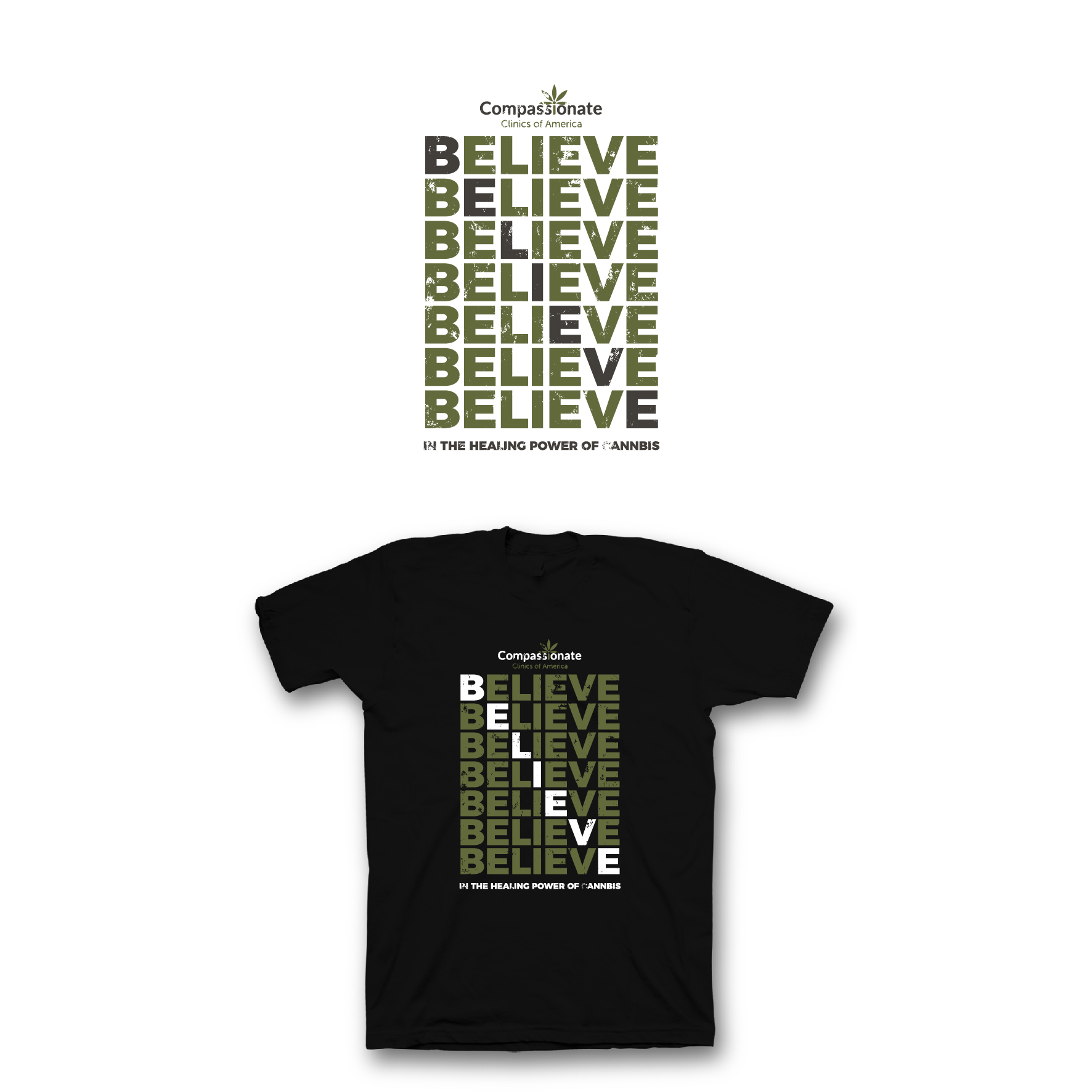 T-shirt Design by saka.aleksandar for Compassionate Clinics of America | Design #27203797