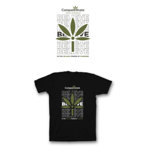 Monthly Limited Edition Medical Cannabis T-shirts | T-shirt Design by saka.aleksandar
