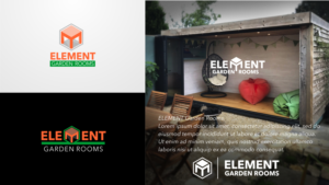 Logo Design by cleverlogo for Element Garden Rooms | Design #27200025