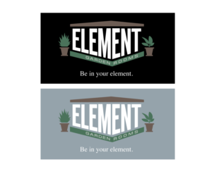 Element Garden Rooms | Logo Design by Buck Tornado