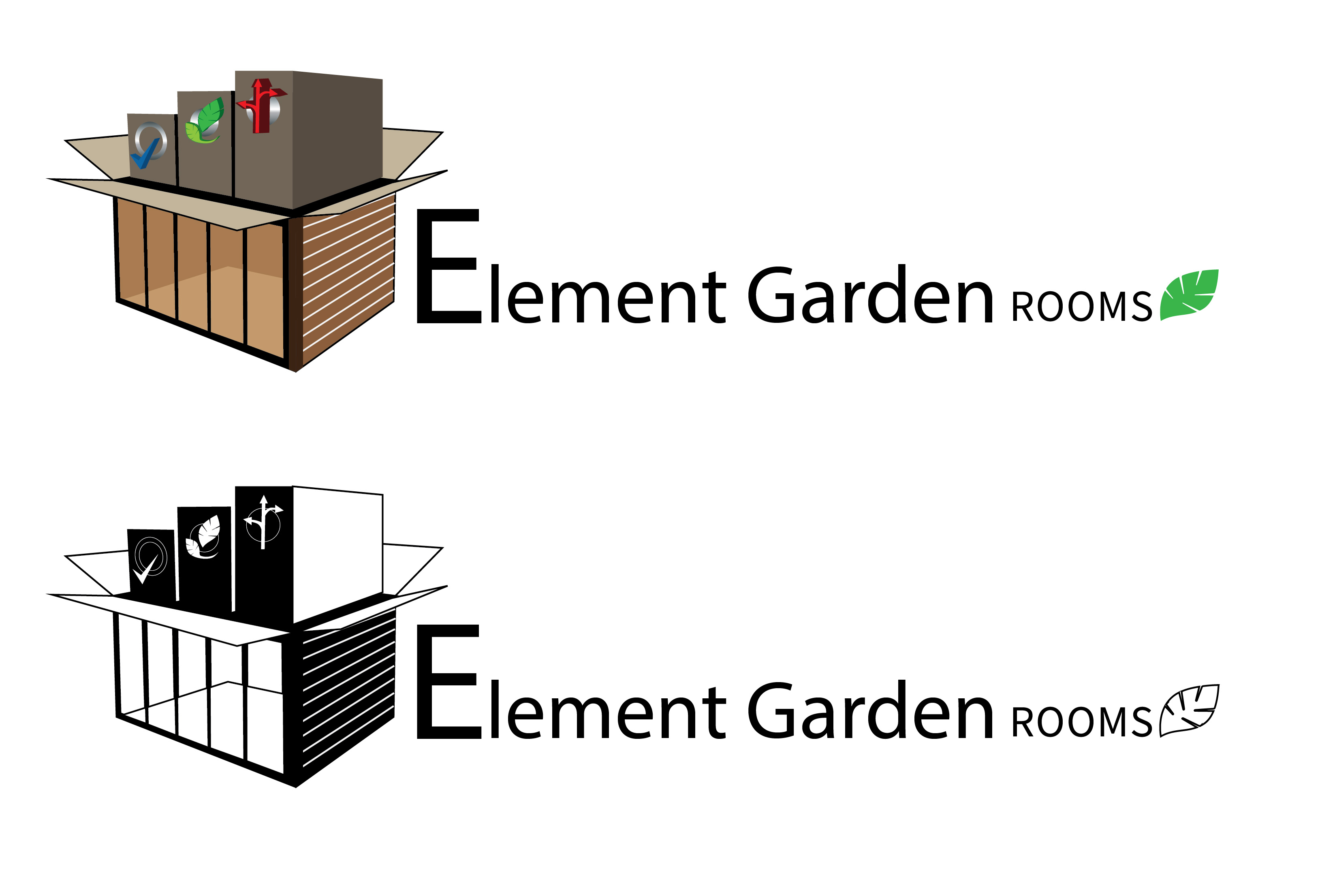 Logo Design by MarRNT for Element Garden Rooms | Design #27201076