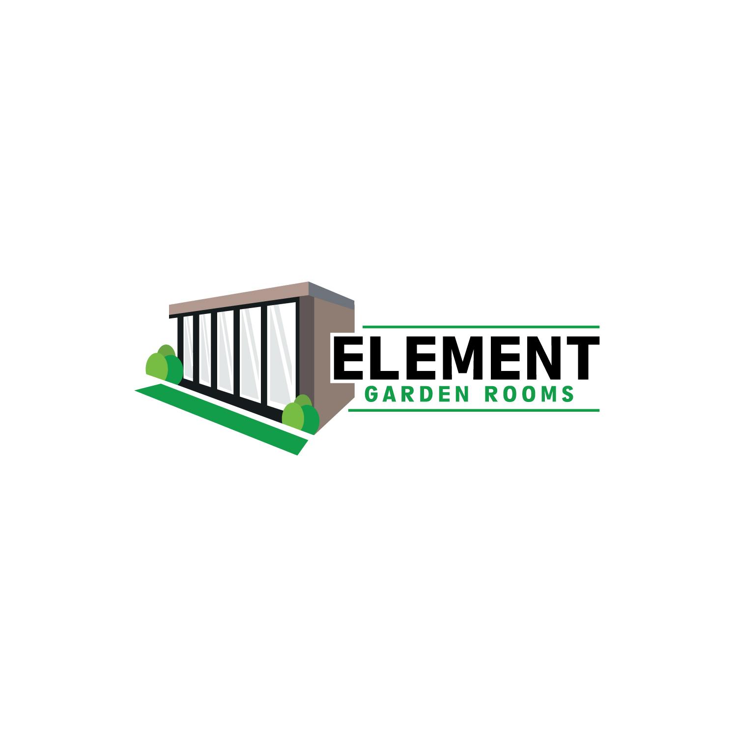 Logo Design by LAXMI DESIGNHUB for Element Garden Rooms | Design #27196843