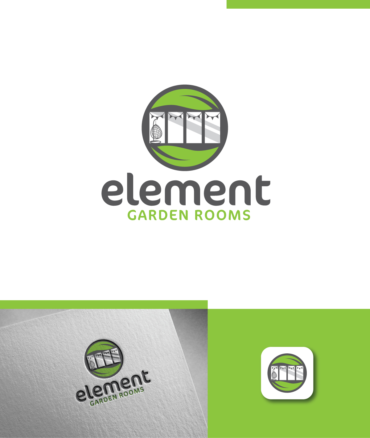 Design de Logo par ecorokerz pour Element Garden Rooms | Design #27195480