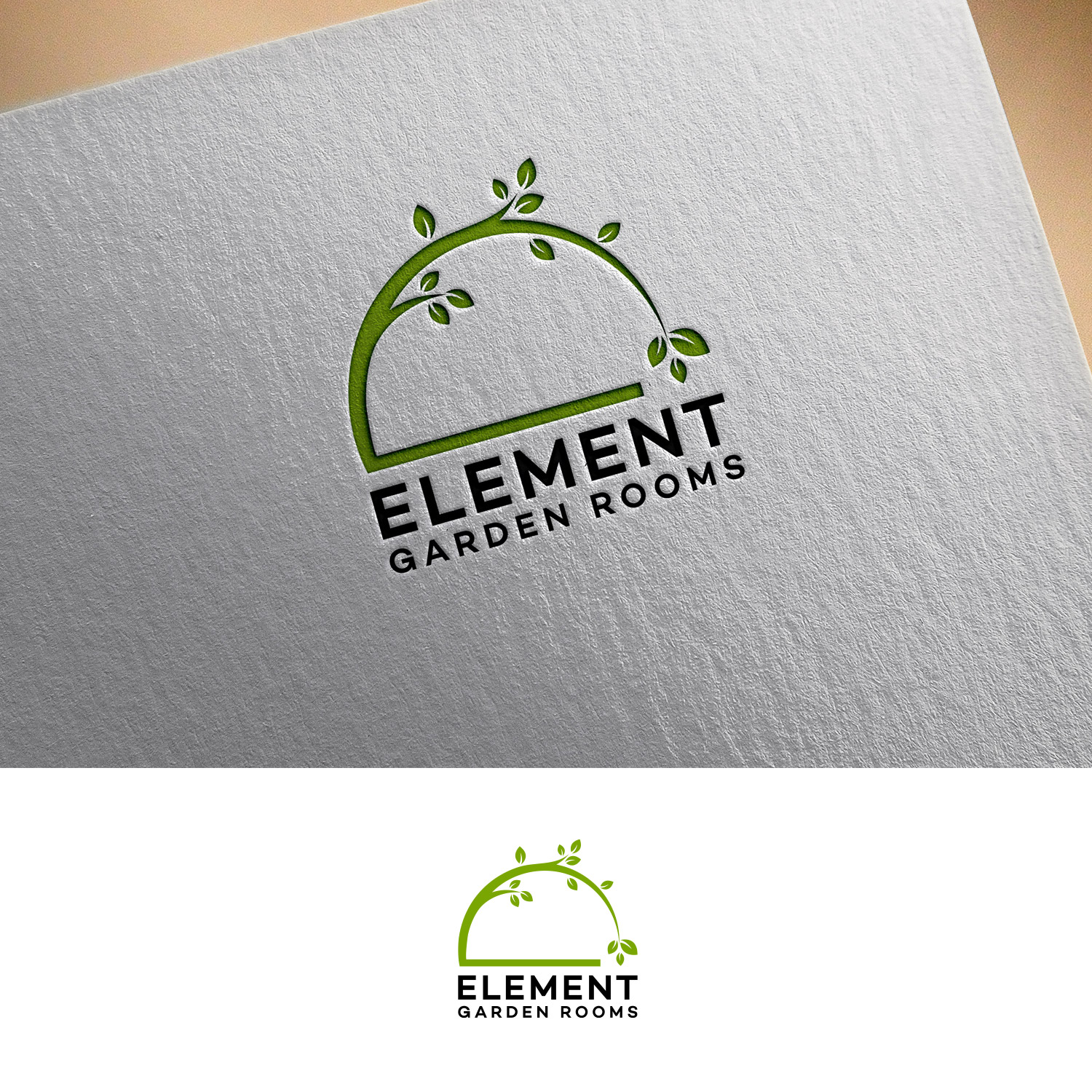 Logo Design by DesignDUO for Element Garden Rooms | Design #27211760