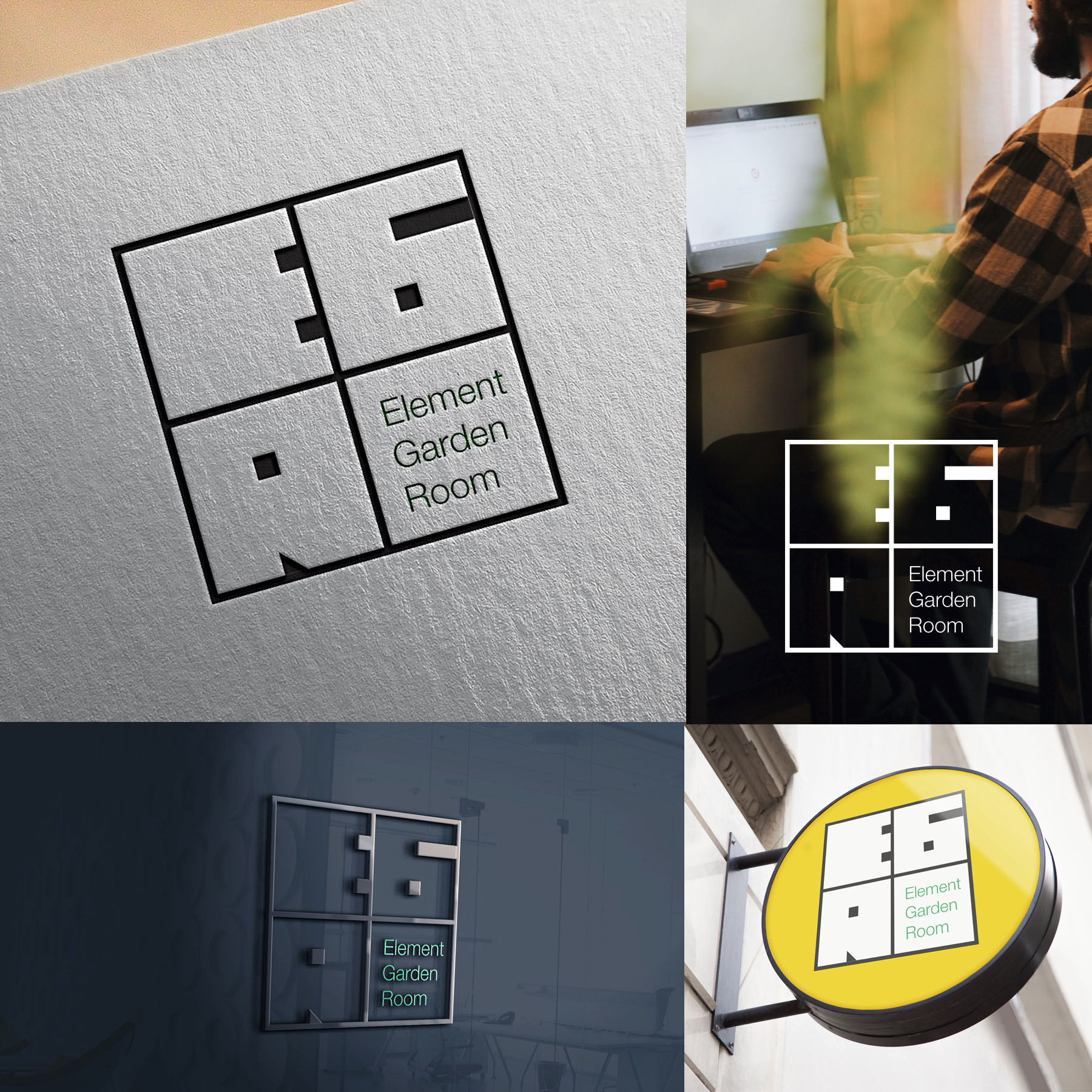 Logo Design by Jeff Sim for Element Garden Rooms | Design #27199903